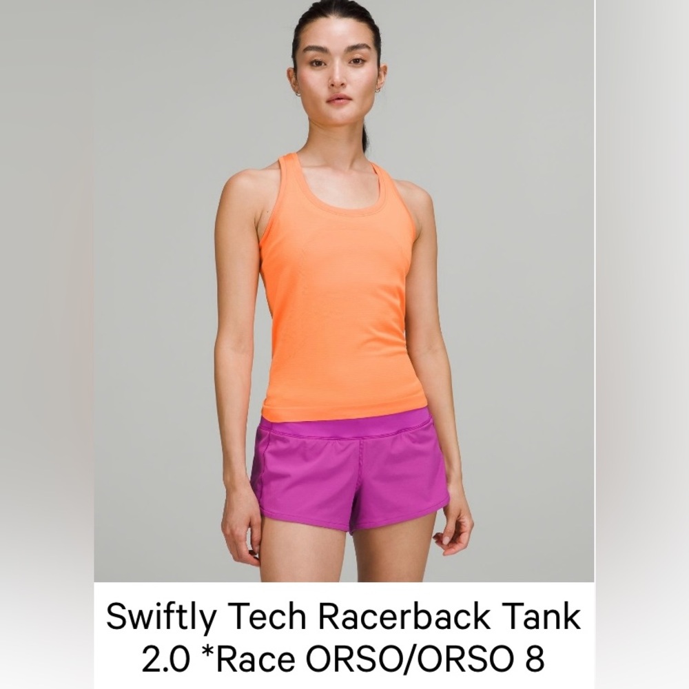Lululemon SwiftlyTech Racerback Tank 2.0 Race Orso